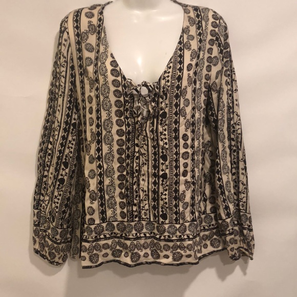 Boho Printed Long Sleeve - Picture 1 of 7